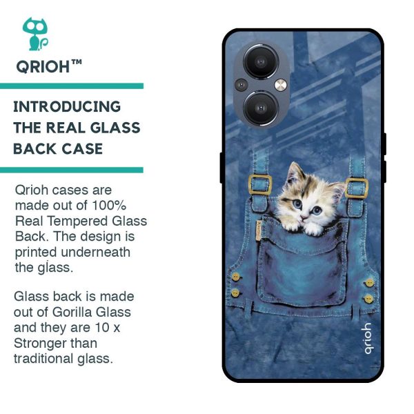 Kitty In Pocket Glass Case For OnePlus Nord N20 5G Hot on Sale