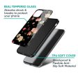 Black Spring Floral Glass Case for Samsung Galaxy Note 9 For Cheap