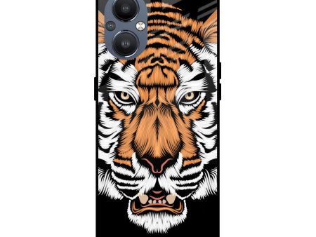 Angry Tiger Glass Case For OnePlus Nord N20 5G Discount