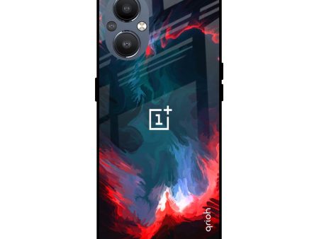 Brush Art Glass Case For OnePlus Nord N20 5G Online now