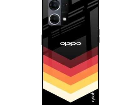 Abstract Arrow Pattern Glass Case For OPPO F21 Pro 4G Sale