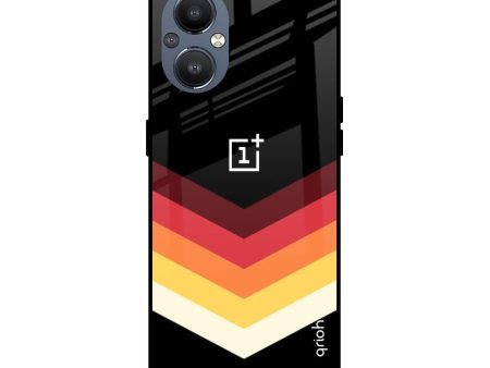 Abstract Arrow Pattern Glass Case For OnePlus Nord N20 5G Online now