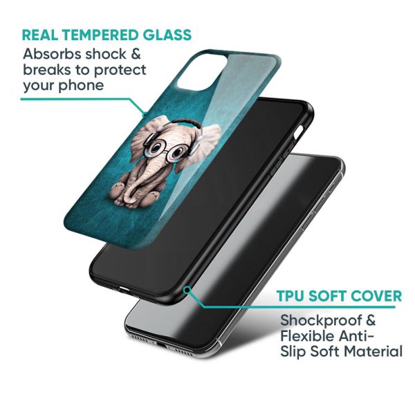 Adorable Baby Elephant Glass Case For Samsung Galaxy A33 5G Online