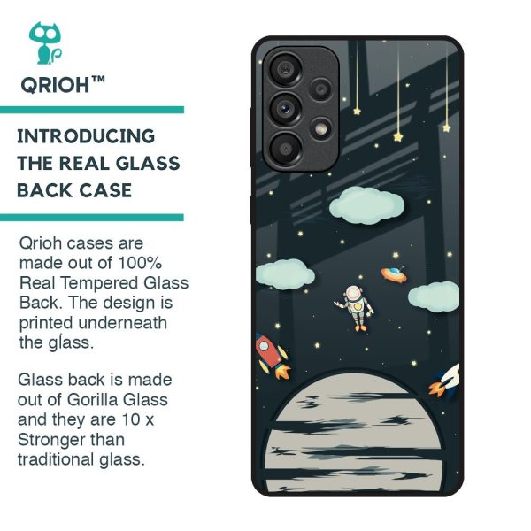 Astronaut Dream Glass Case For Samsung Galaxy A33 5G Online now