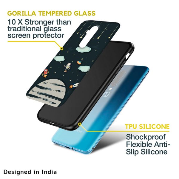 Astronaut Dream Glass Case For OnePlus Nord N20 5G For Sale