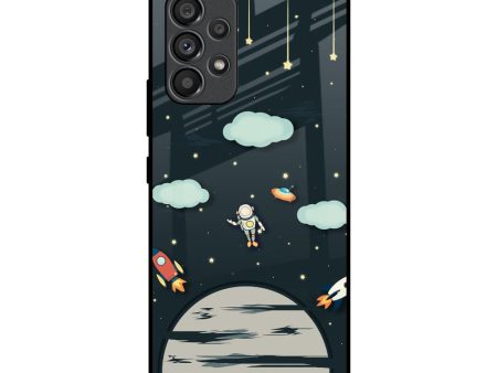 Astronaut Dream Glass Case For Samsung Galaxy A53 5G For Cheap