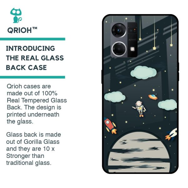 Astronaut Dream Glass Case For OPPO F21 Pro 4G For Cheap