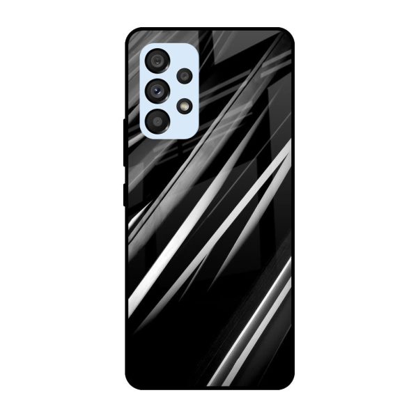 Black & Grey Gradient Glass Case For Samsung Galaxy A53 5G Discount