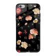 Black Spring Floral Glass Case for Apple iPhone 6 Online