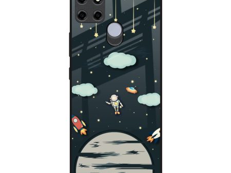 Astronaut Dream Glass Case For Realme C25 Online Hot Sale