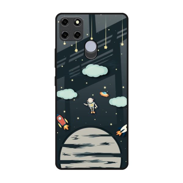 Astronaut Dream Glass Case For Realme C25 Online Hot Sale