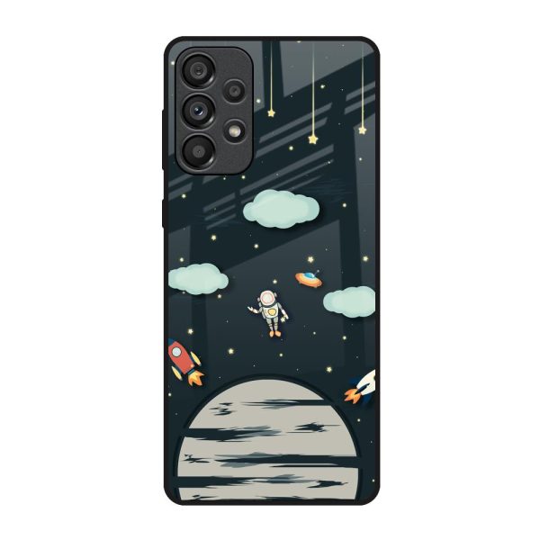 Astronaut Dream Glass Case For Samsung Galaxy A33 5G Online now