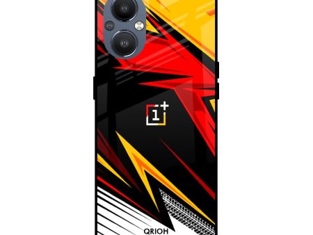 Race Jersey Pattern Glass Case For OnePlus Nord N20 5G For Cheap