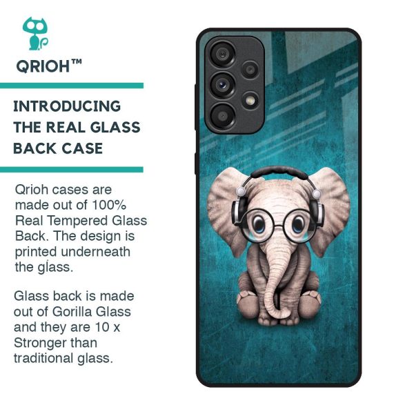 Adorable Baby Elephant Glass Case For Samsung Galaxy A33 5G Online