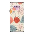 Abstract Faces Glass Case for Samsung Galaxy Note 9 Online Sale