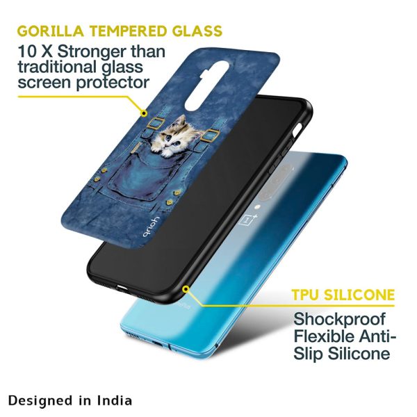 Kitty In Pocket Glass Case For OnePlus Nord N20 5G Hot on Sale