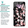 Black Cherry Blossom Glass Case for Samsung Galaxy Note 9 Hot on Sale