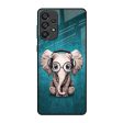 Adorable Baby Elephant Glass Case For Samsung Galaxy A33 5G Online