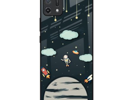 Astronaut Dream Glass Case For Oppo A16K Online Hot Sale