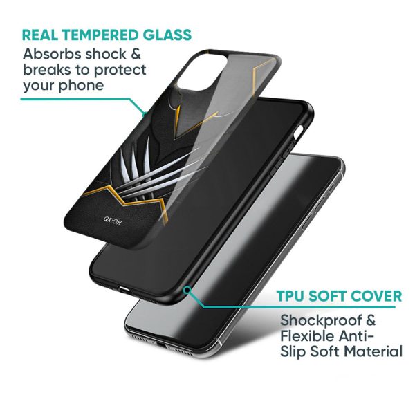 Black Warrior Glass Case for OPPO F21 Pro 5G Supply