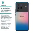 Blue & Pink Ombre Glass case for Vivo X80 Pro 5G For Cheap