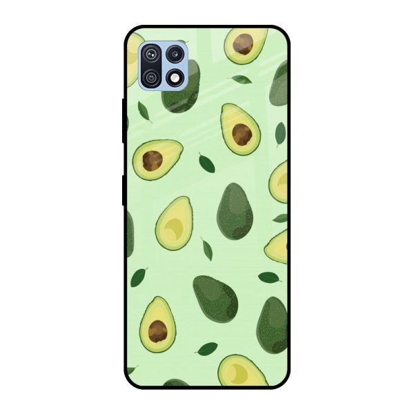 Avocado Green Glass Case For Samsung Galaxy F42 5G Online Sale