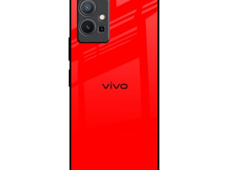 Blood Red Glass Case for Vivo Y75 5G For Sale