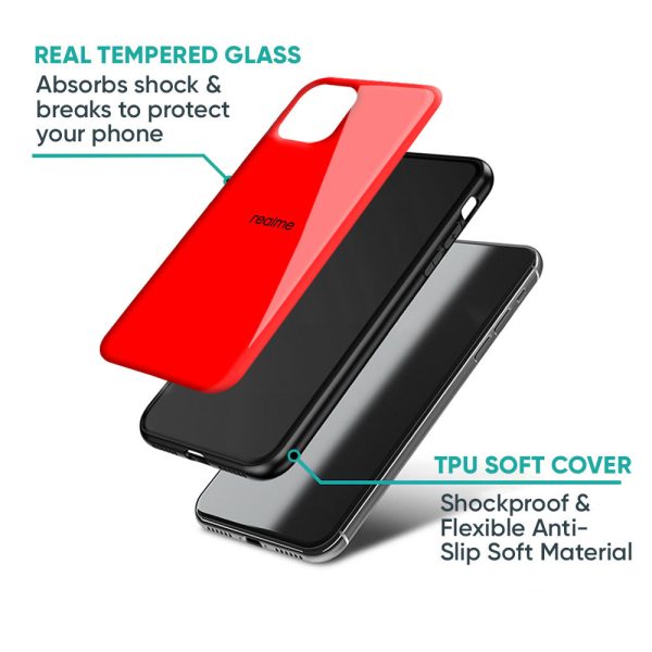 Blood Red Glass Case for Realme Narzo 50 Supply