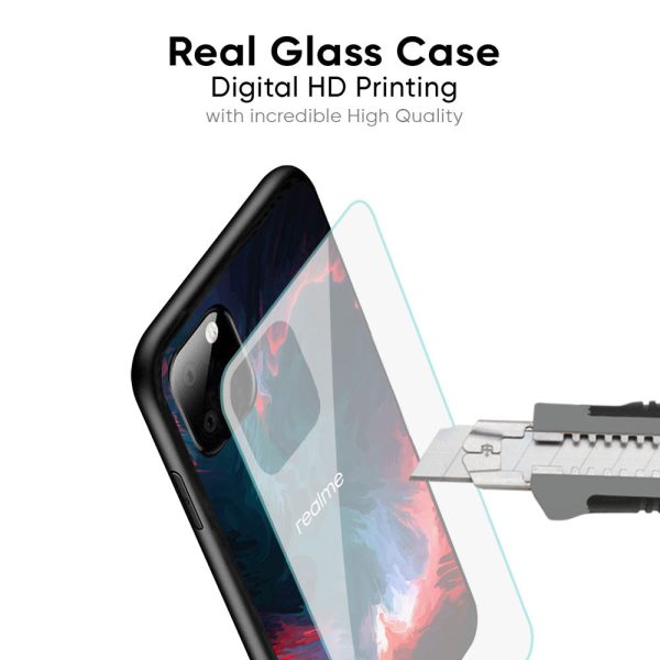 Brush Art Glass Case For Realme Narzo 50 Cheap