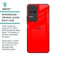 Blood Red Glass Case for Poco F4 5G on Sale