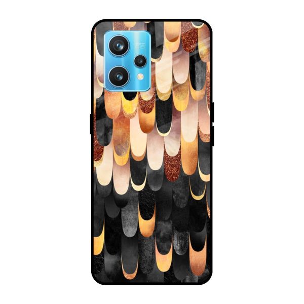 Bronze Abstract Glass Case for Realme 9 Pro Plus For Cheap