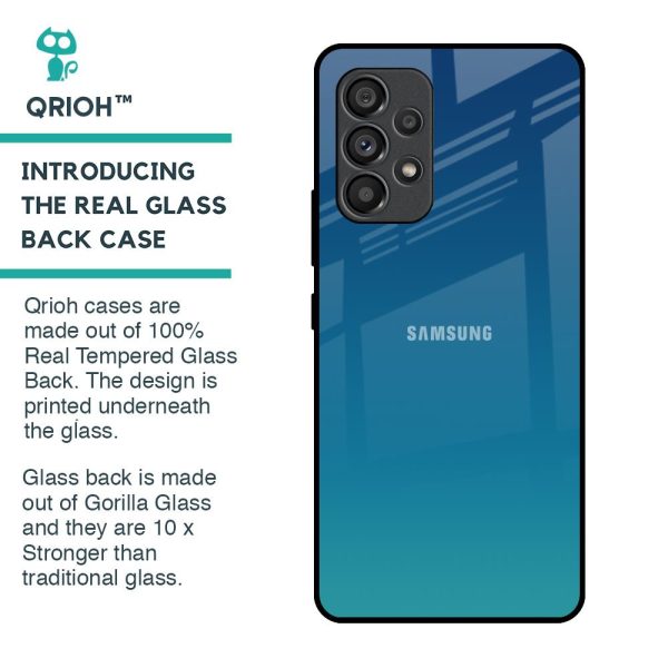 Celestial Blue Glass Case For Samsung Galaxy A53 5G Online