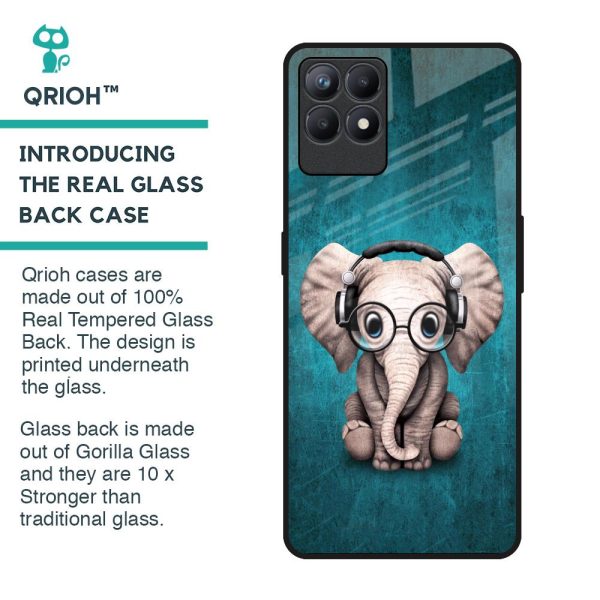 Adorable Baby Elephant Glass Case For Realme Narzo 50 Online