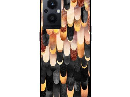 Bronze Abstract Glass Case for OPPO F21 Pro 5G Online