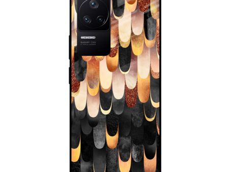 Bronze Abstract Glass Case for Poco F4 5G Online now