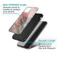 Pink And Grey Marble Glass Case For Realme Narzo 50 Fashion