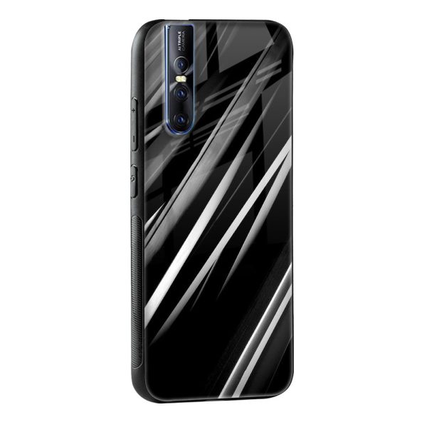 Black & Grey Gradient Glass Case For iQOO 9 Pro Hot on Sale