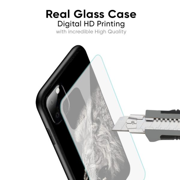 Brave Lion Glass Case for Samsung Galaxy A53 5G Fashion