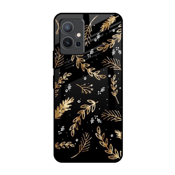 Autumn Leaves Glass Case for Vivo Y75 5G Sale