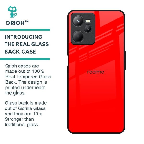 Blood Red Glass Case for Realme C35 Hot on Sale