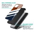 Bold Stripes Glass Case for Oppo A16K Supply