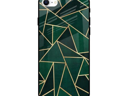 Abstract Green Glass Case For iPhone SE 2022 Supply