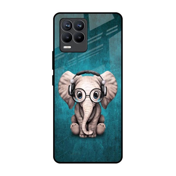 Adorable Baby Elephant Glass Case For Realme 8 Pro For Sale