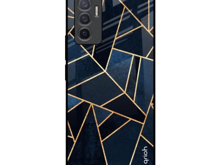 Abstract Tiles Glass Case for Vivo V23e 5G Online