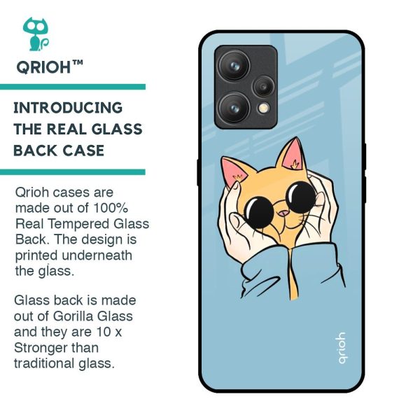 Adorable Cute Kitty Glass Case For Realme 9 Pro Plus on Sale