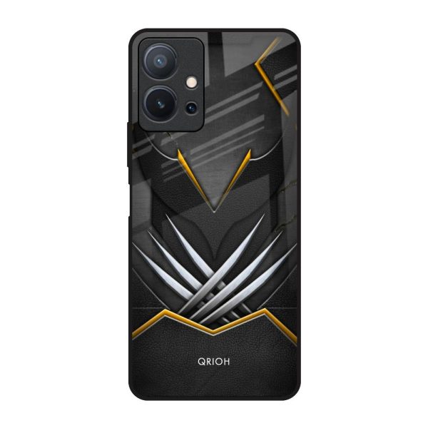 Black Warrior Glass Case for Vivo T1 5G Fashion