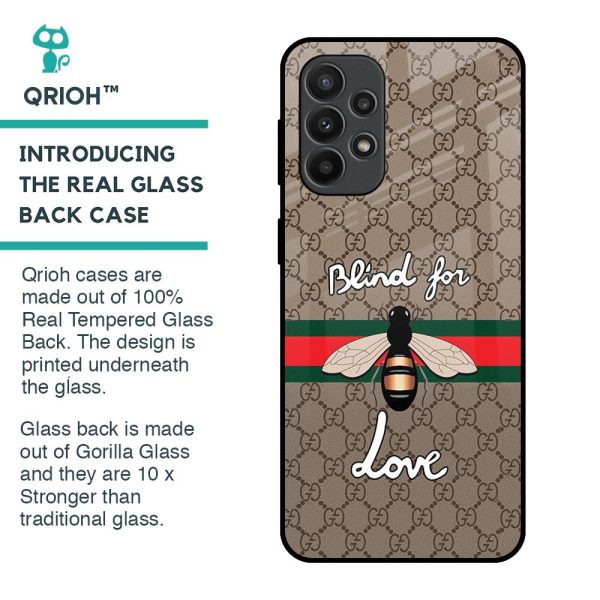 Blind For Love Glass Case for Samsung Galaxy A23 Online Sale