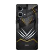 Black Warrior Glass Case for OPPO F21 Pro Sale