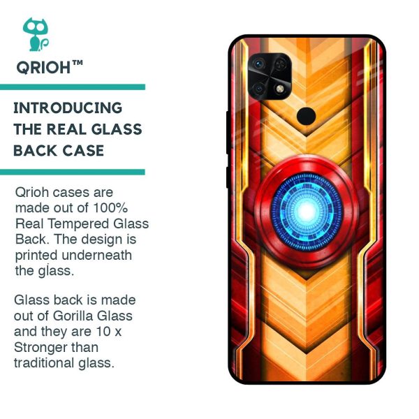 Arc Reactor Glass Case for Redmi 10 Online now