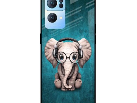 Adorable Baby Elephant Glass Case For Oppo Reno7 Pro 5G Hot on Sale